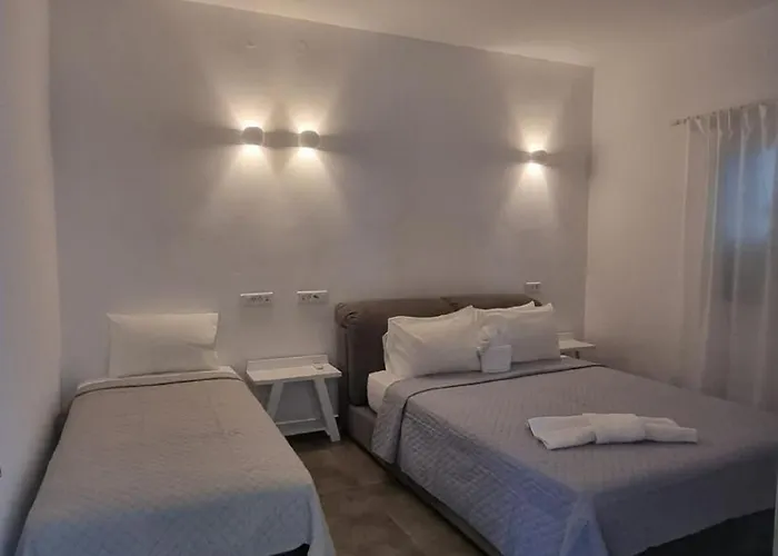 Barewake's Place 2 Modern Cycladic And Seafront View South Paros Apartment