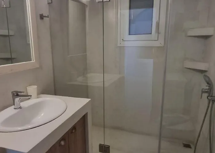 Barewake's Place 2 Modern Cycladic And Seafront View South Paros Apartment